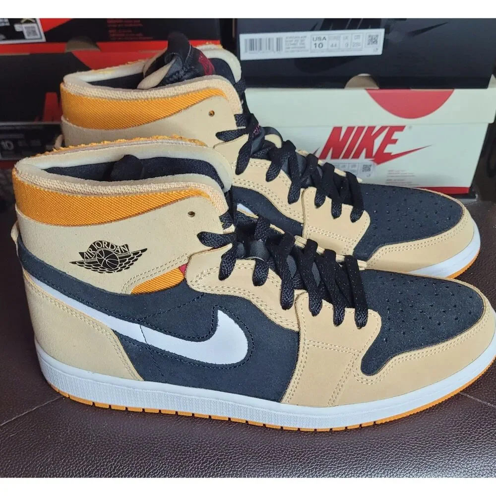 Air Jordan 1 High Zoom CMFT Pumpkin Spice CT0978-200 Men's Size 10 New